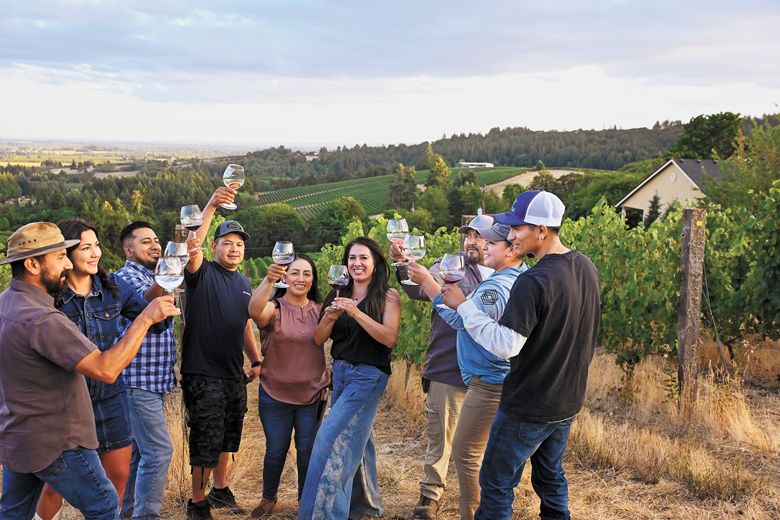 : From left; Miguel Lopez, DeAnna Ornelas, Adrian Mendoza, Hector Cabrera, Sonia Nieto Solano, Sofia Torres McKay, Fermin Valdovinos, Elizabeth Sánchez and Ivan George.