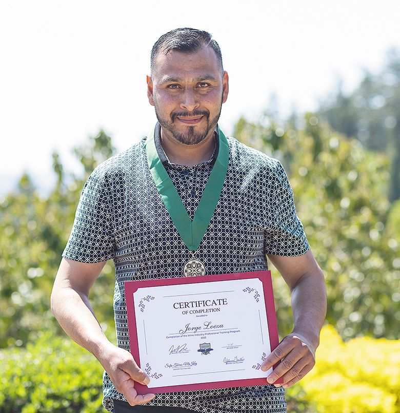 Jorge Loeza, a graduate of AHIVOY s sixth cohort. 
## Photo by Sydney Jones