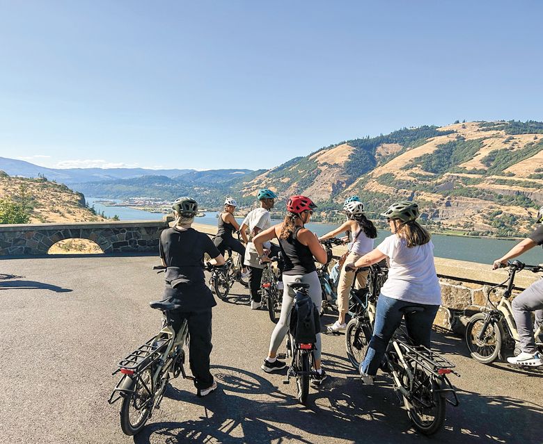 MountNbarrelL offers bike tours throughout the Columbia Gorge. ##Photo provided by MountNbarrelL
