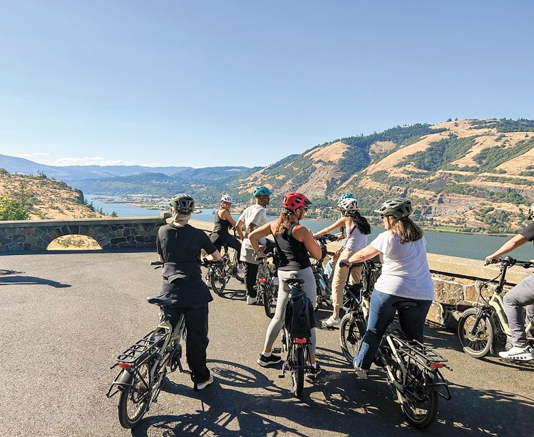 MountNbarrelL offers bike tours throughout the Columbia Gorge. ##Photo provided by MountNbarrelL MountNbarrelL offers bike tours throughout the Columbia Gorge. ##Photo provided by MountNbarrelL