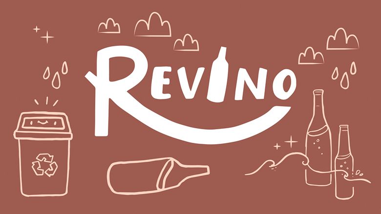 Revino logo.##Image provided by Revino