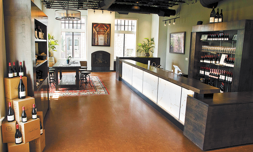 The Angela Estate tasting room is located on Highway 99W in the Dundee West complex, which includes Inn at Red Hills and other businesses. ##Photo provided