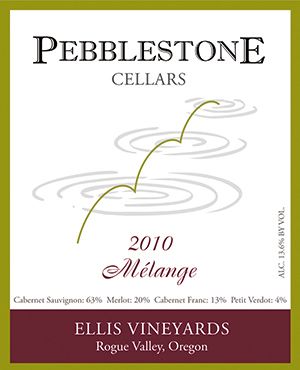 Pebblestone’s Mélange is a Bordeaux-style blend of Cabernet Sauvignon, Merlot, Cabernet Franc and Petite Verdot. ##Artwork provided Pebblestone’s Mélange is a Bordeaux-style blend of Cabernet Sauvignon, Merlot, Cabernet Franc and Petite Verdot. ##Artwork provided