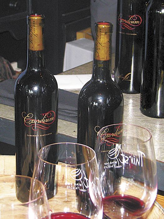 Script Cellars’ first release, 2011 Exordium Cabernet Sauvignon. ##Photo provided Script Cellars’ first release, 2011 Exordium Cabernet Sauvignon. ##Photo provided