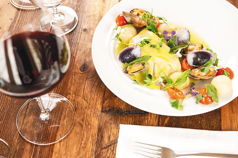 Dinner and wine at Anthology. ## Photo provided by Foley Family Wines