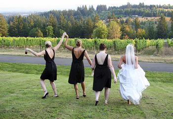 Weddings and other  special events  at wineries offer many owners an additional, and vital, stream of revenue.  Stock image